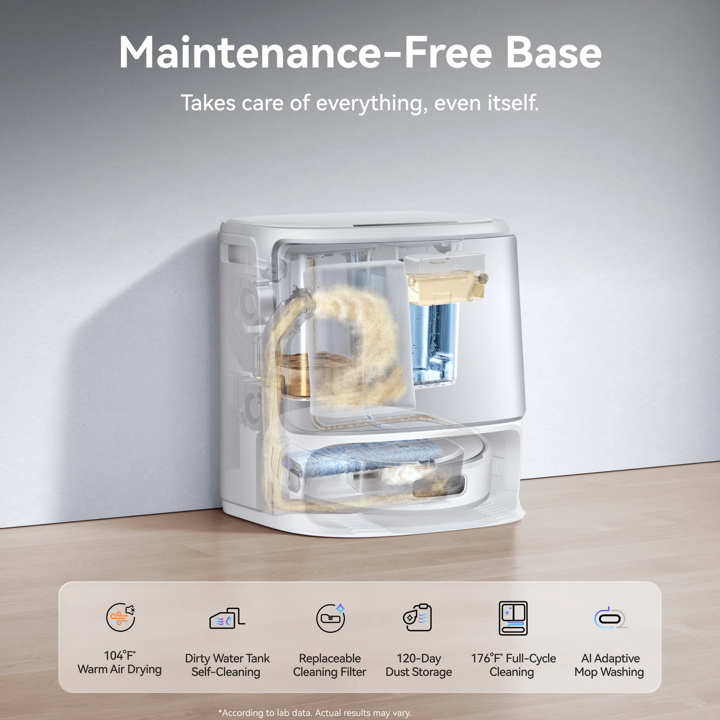 Flow Series Auto Vacuum & Mop – Smart Navigation & Self-Cleaning